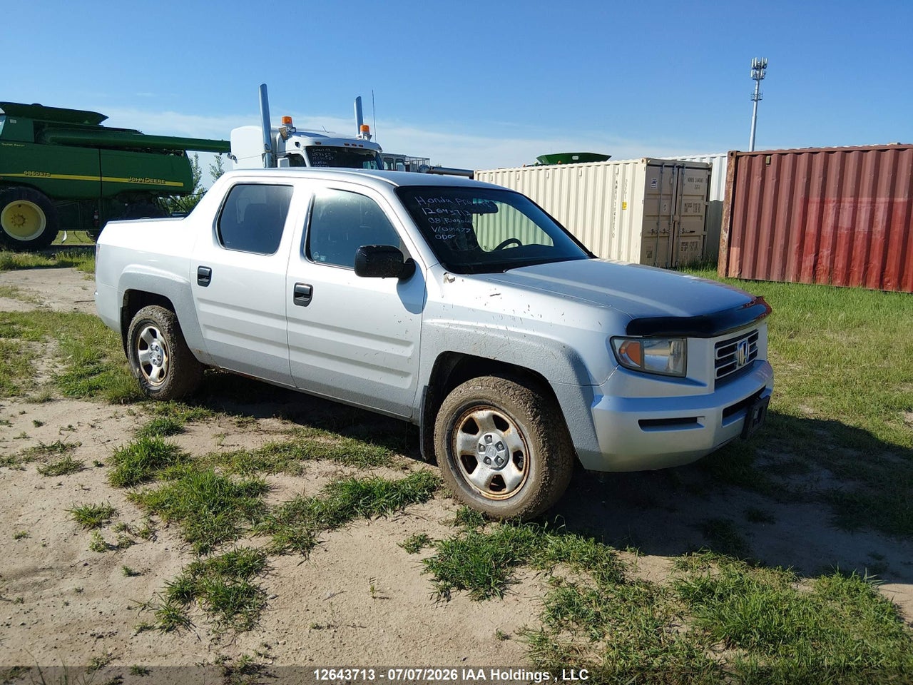 2HJYK16478H001677 · 2008 HONDA RIDGELINE RTS