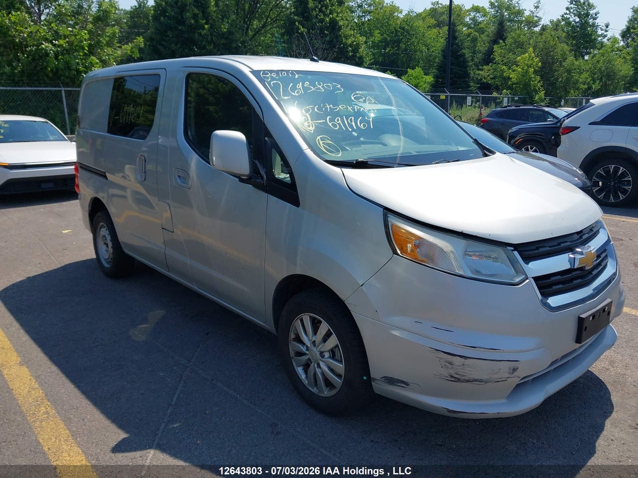 3N63M0ZN7GK691964 · 2016 CHEVROLET CITY EXPRESS