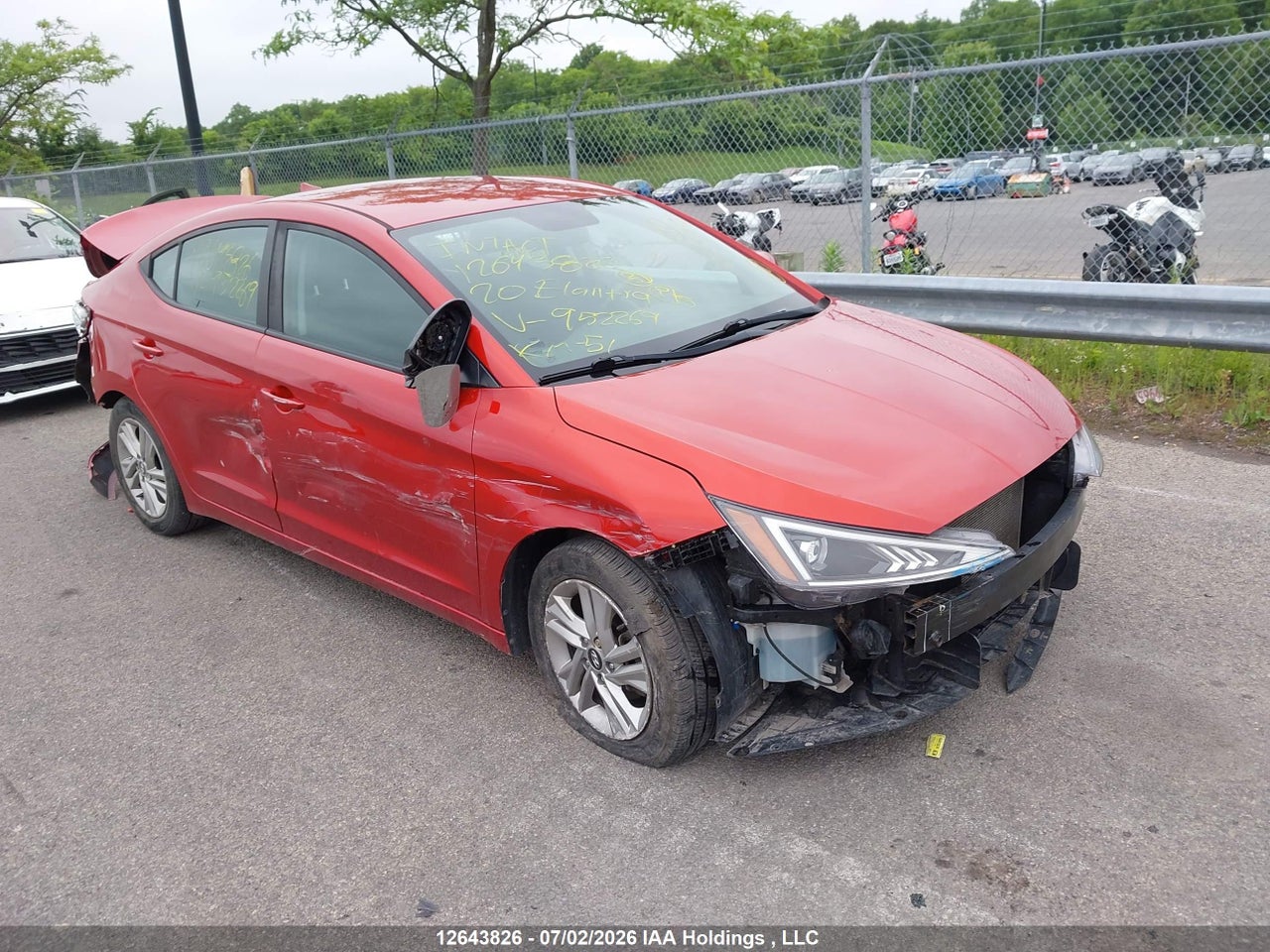 KMHD84LFXLU952269 · 2020 HYUNDAI ELANTRA PREFERRED AUTO IVT