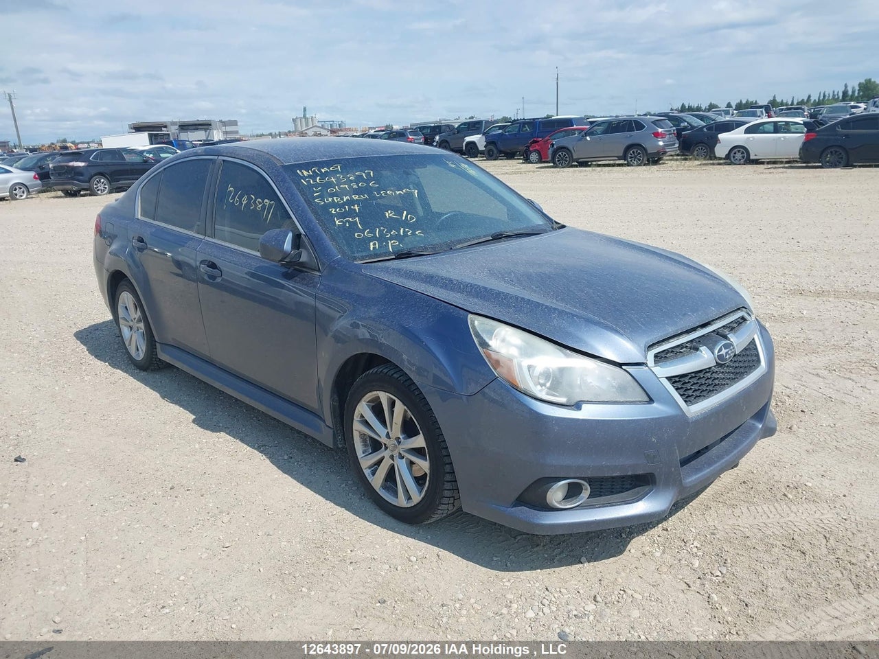 4S3BMHB64E3019086 · 2014 SUBARU LEGACY 2.5I PREMIUM