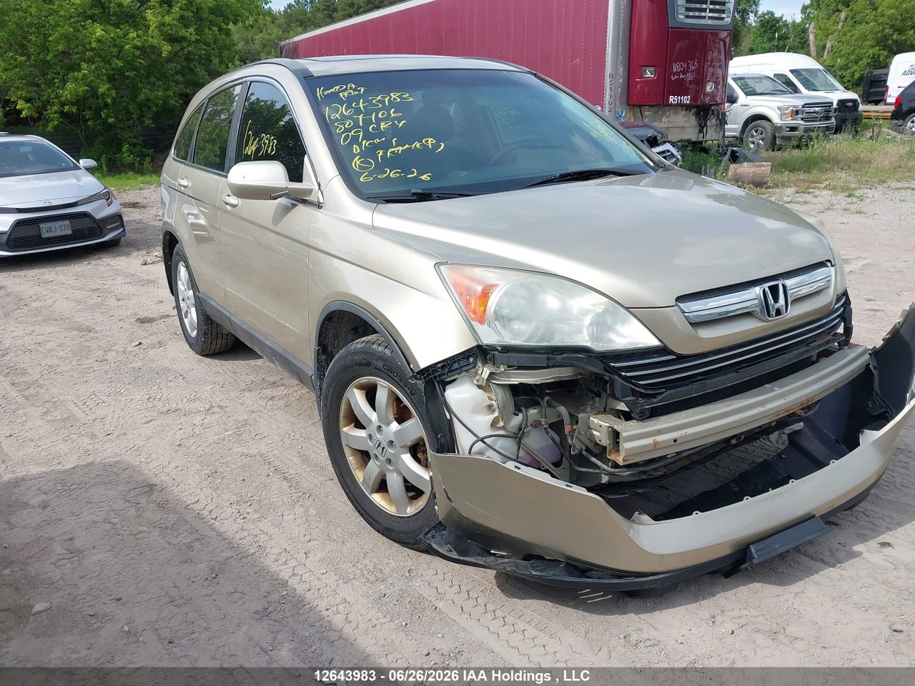 5J6RE48789L807406 · 2009 HONDA CR-V EXL