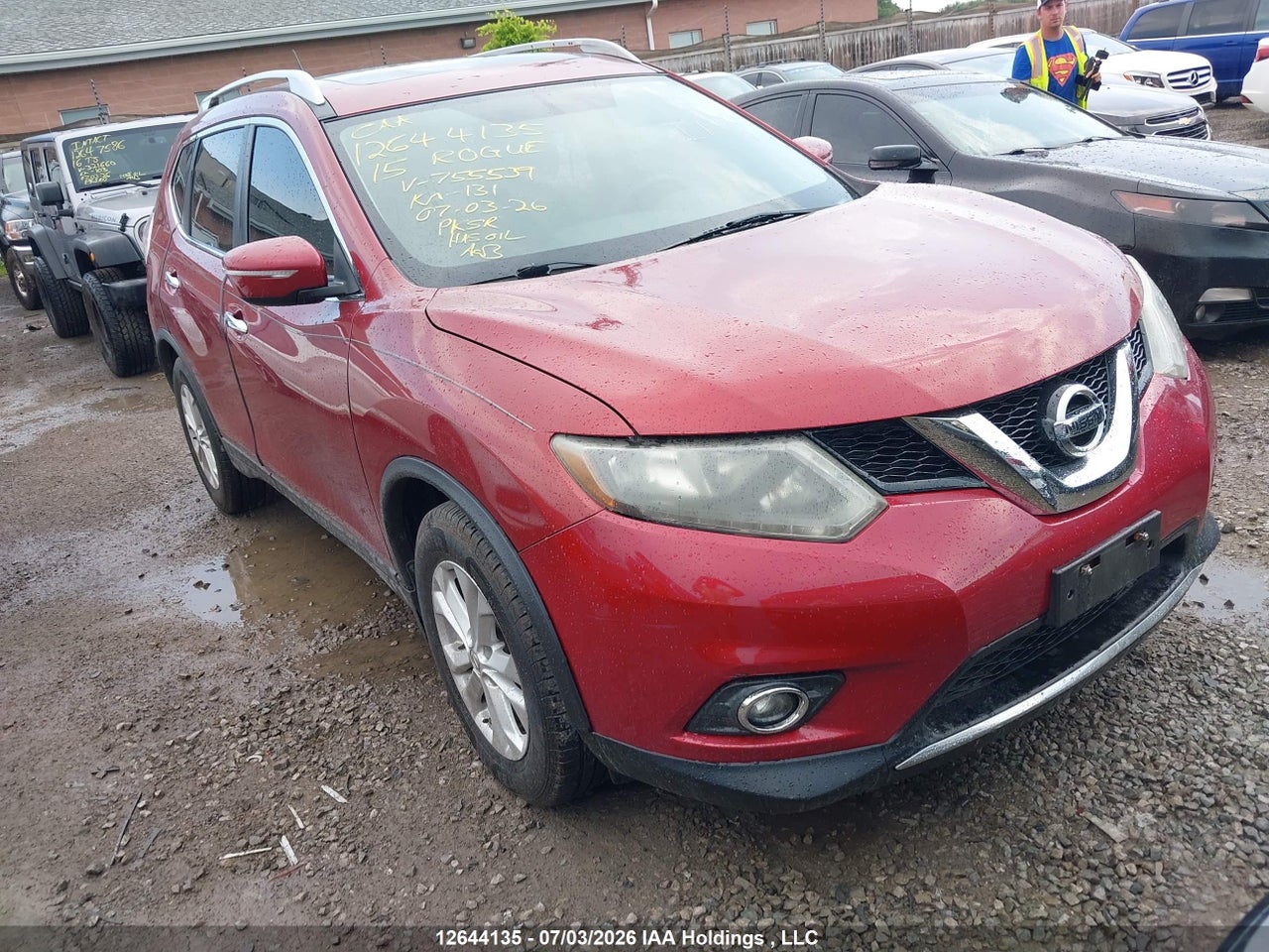 5N1AT2MT8FC755539 · 2015 NISSAN ROGUE S/SL/SV