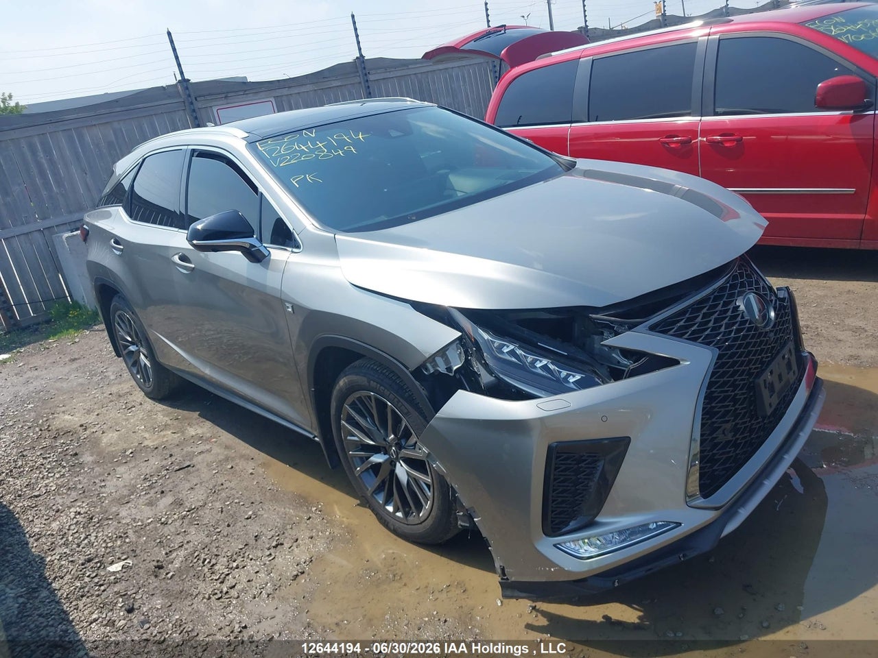 2T2YZMDA8LC220849 · 2020 LEXUS RX 350