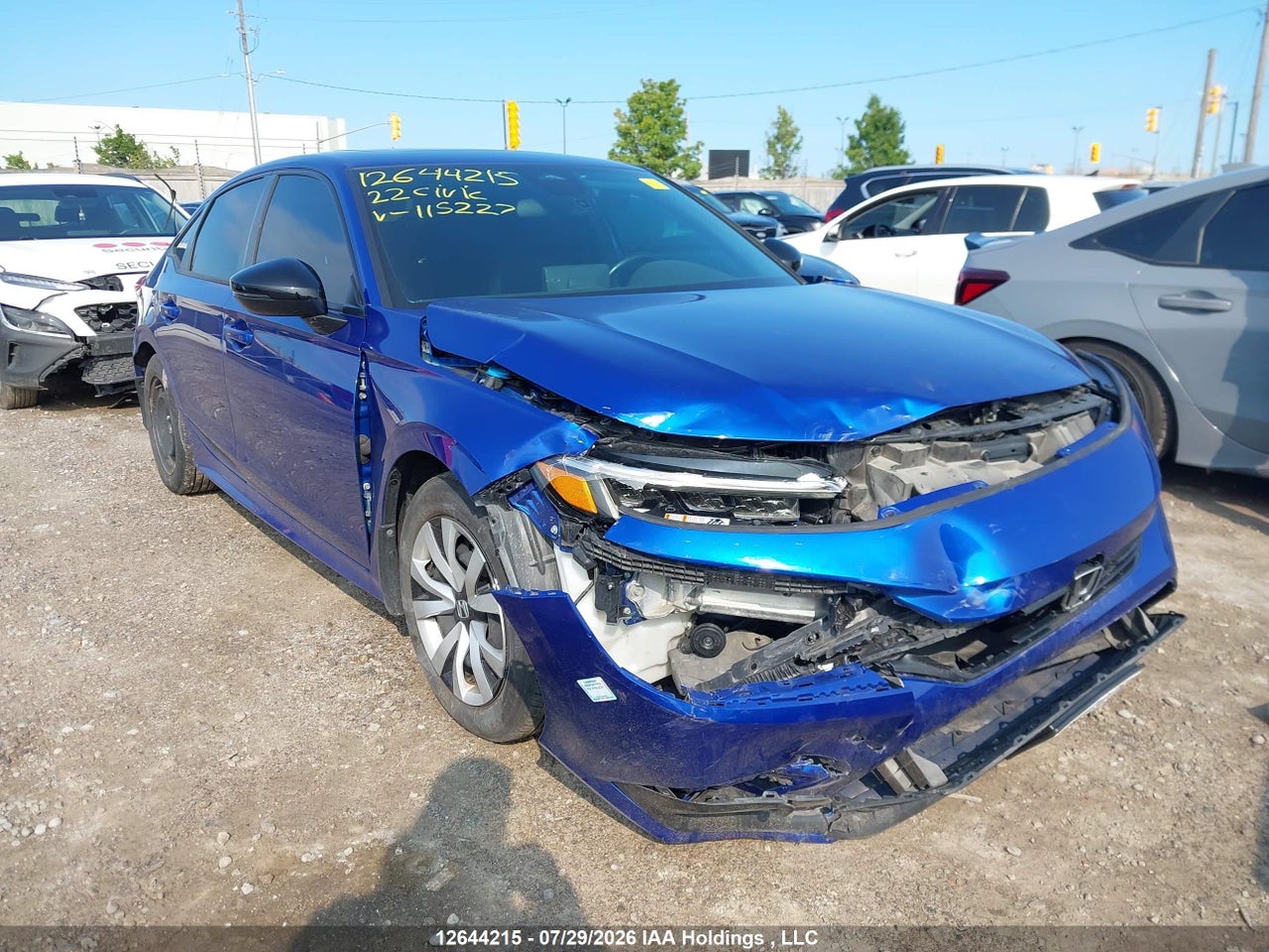 2HGFE2F50NH115227 · 2022 HONDA CIVIC SPORT