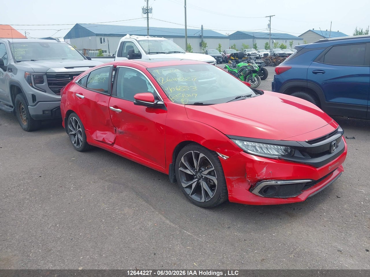 2HGFC1F92KH106883 · 2019 HONDA Civic touring