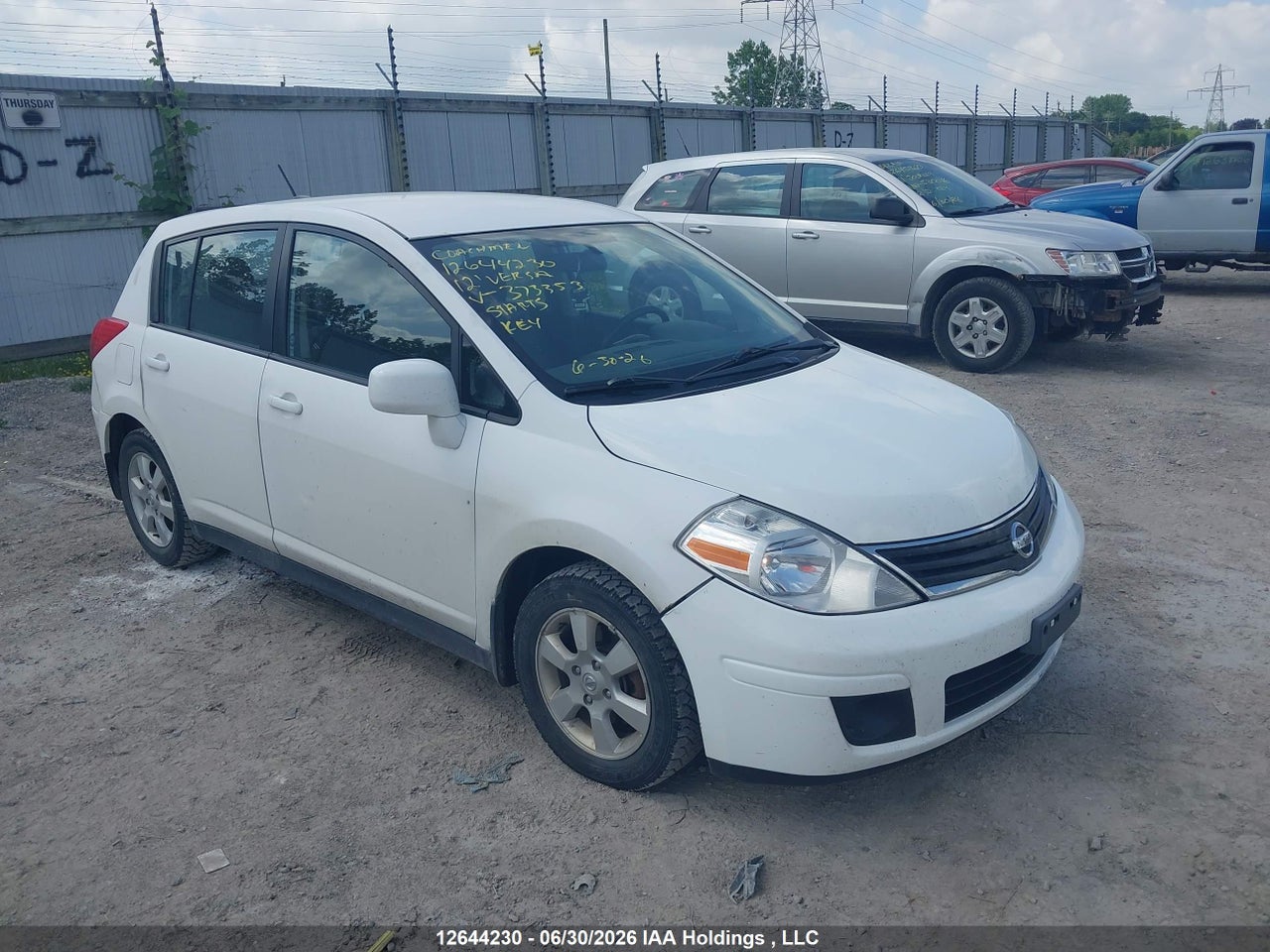 3N1BC1CP9CL373353 · 2012 NISSAN VERSA 1.8 SL