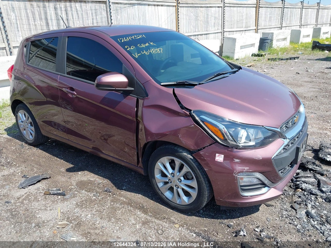 KL8CD6SA9LC404887 · 2020 CHEVROLET SPARK