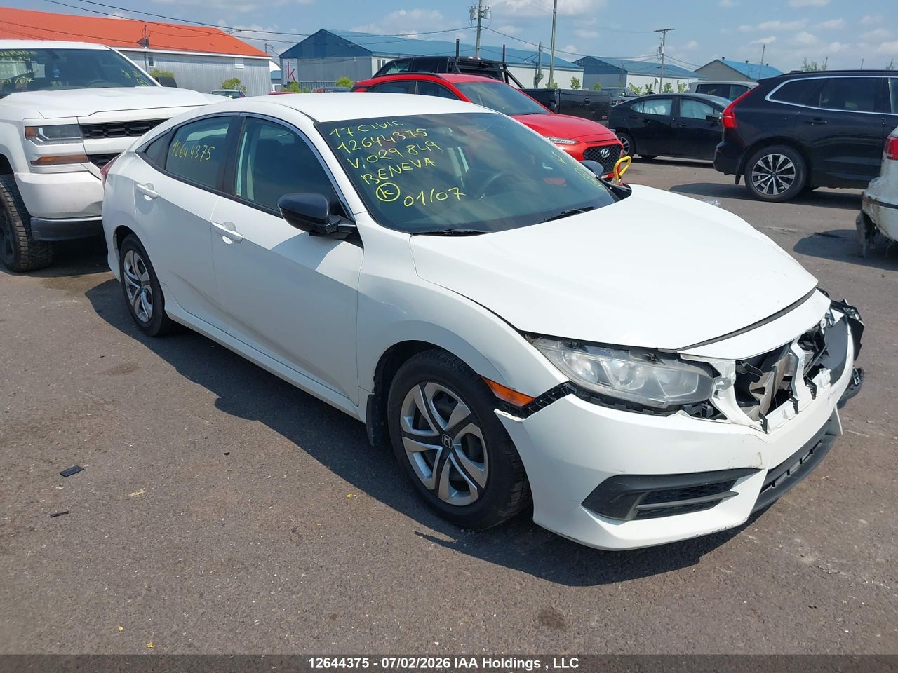 2HGFC2E27HH029849 · 2017 HONDA CIVIC DX