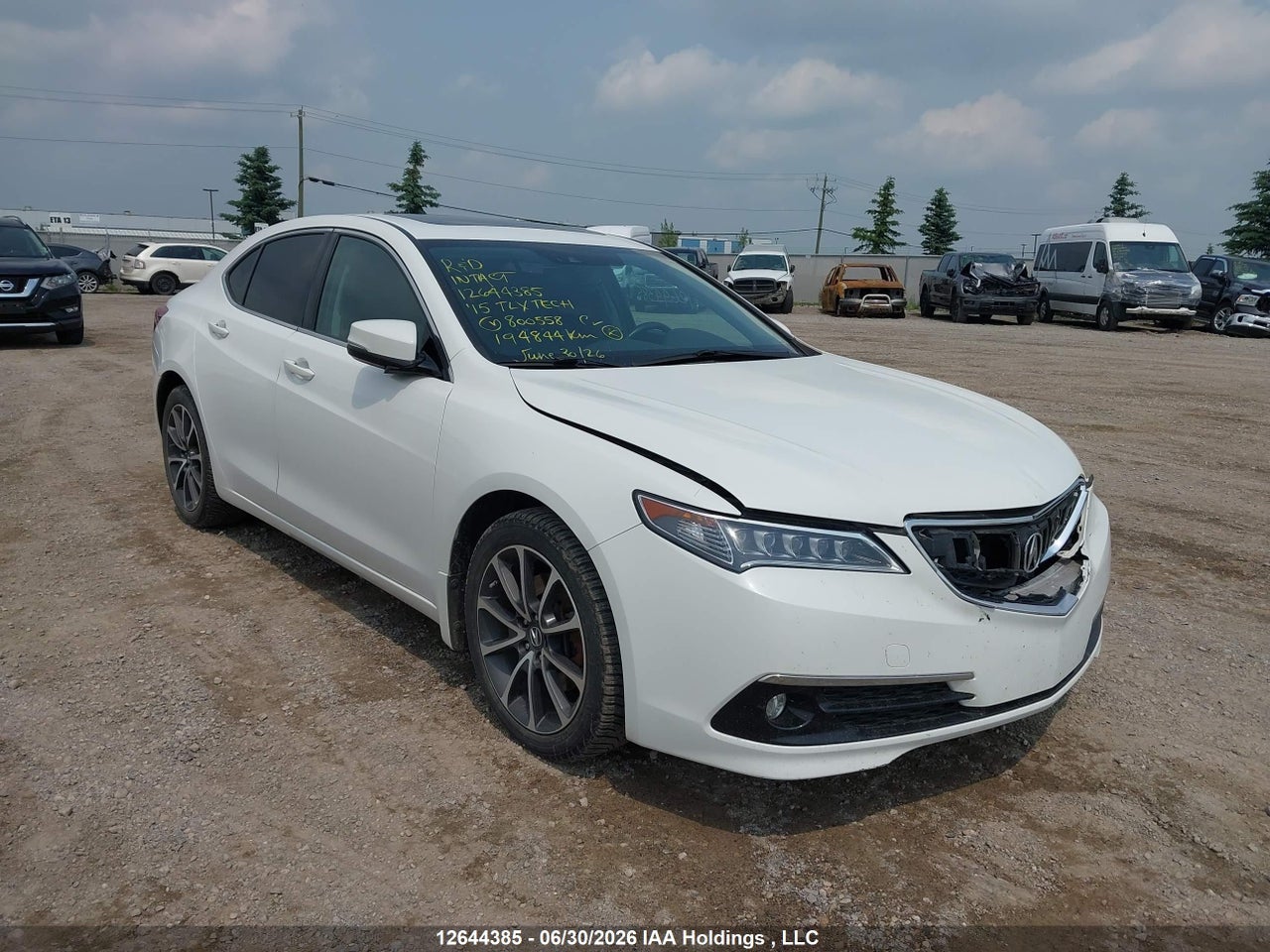 19UUB2F58FA800558 · 2015 ACURA TLX TECH