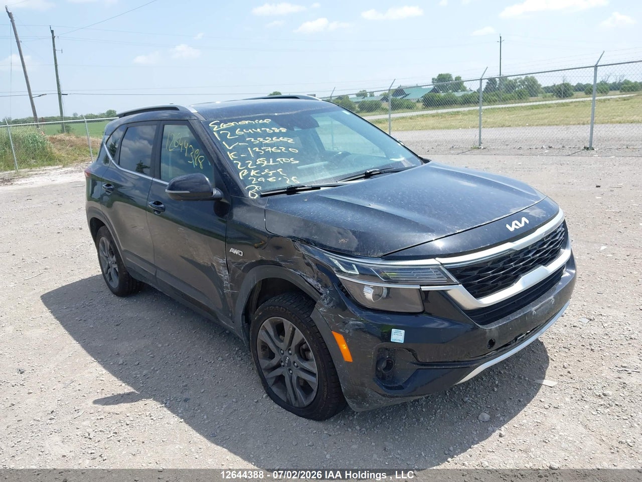 KNDEUCAA3N7332662 · 2022 KIA SELTOS EX
