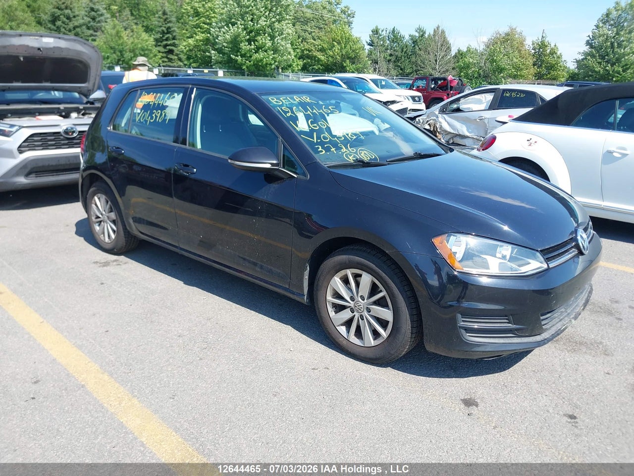 3VW217AUXGM043989 · 2016 VOLKSWAGEN GOLF