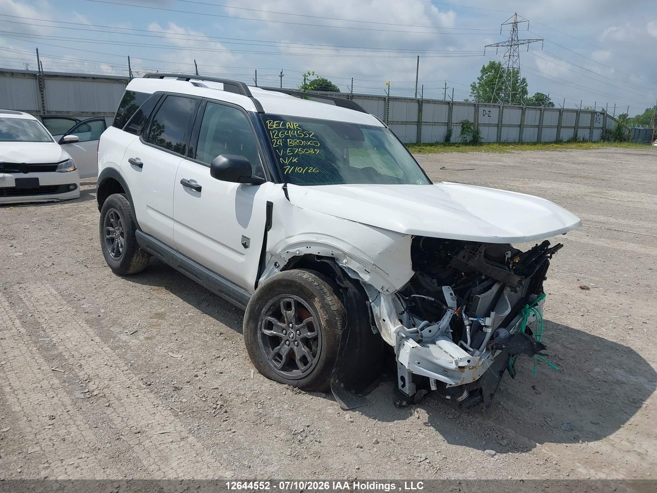 3FMCR9B68RRE75039 · 2024 FORD BRONCO SPORT