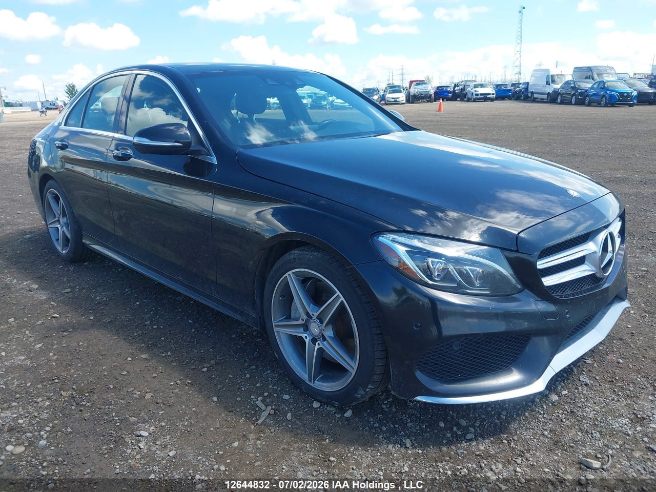 55SWF6GB5FU022586 · 2015 MERCEDES BENZ C 400 4MATIC