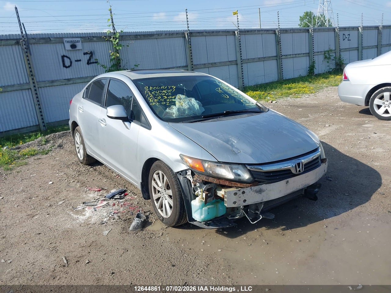 2HGFB2F52CH030685 · 2012 HONDA CIVIC EX