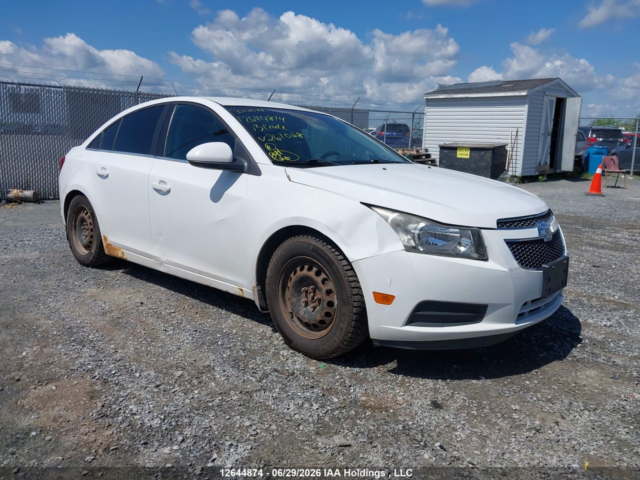 1G1PJ5SB3D7261068 · 2013 CHEVROLET CRUZE ECO