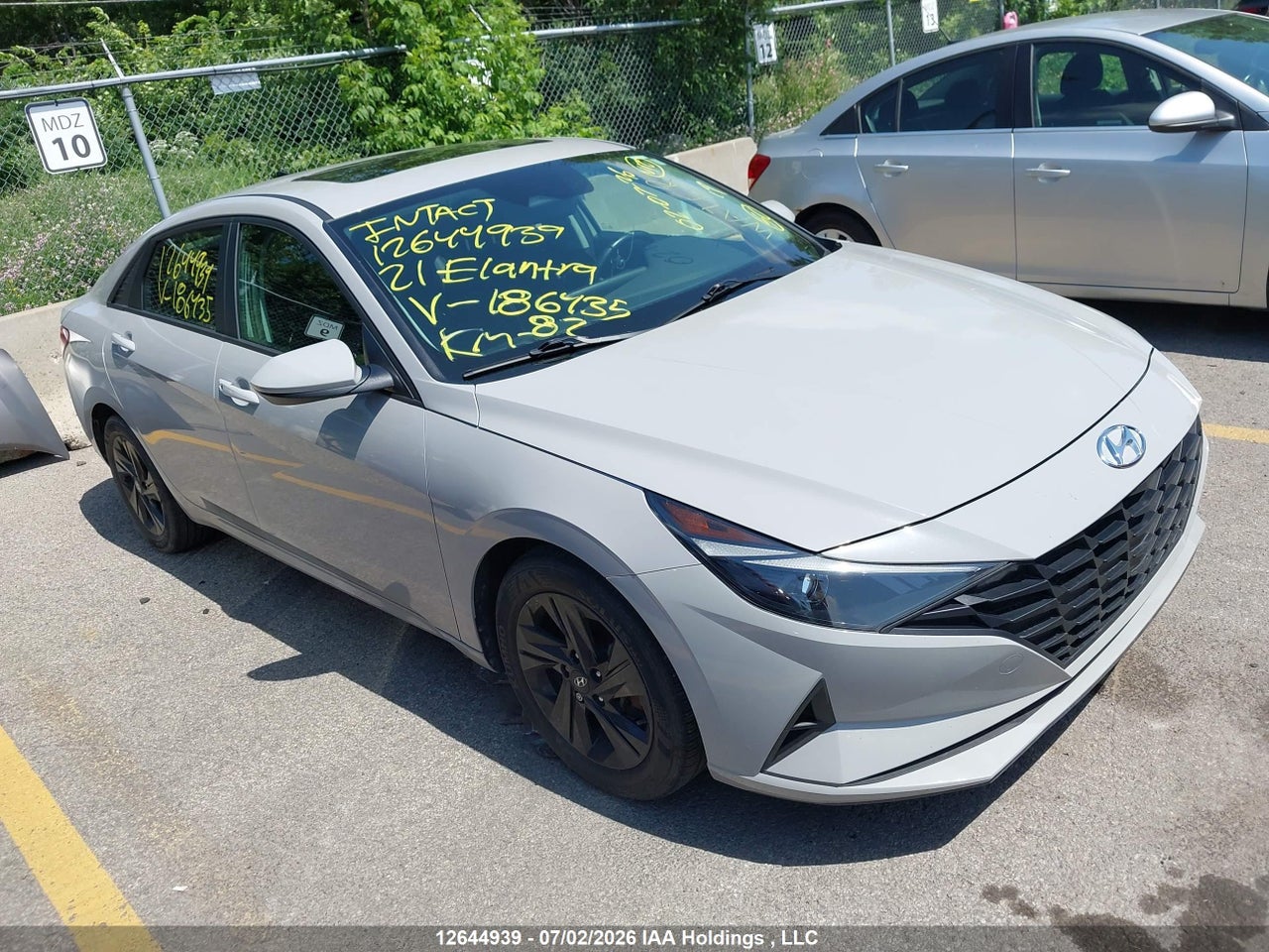 KMHLM4AGXMU186435 · 2021 HYUNDAI ELANTRA PREFERRED IVT WITH SUN AND TECH PACKAGE