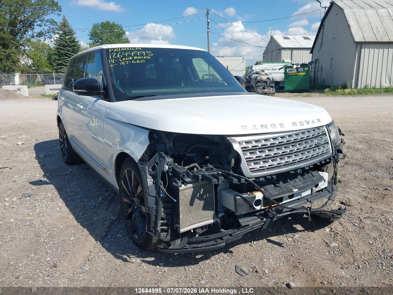SALGS3TF3EA187660 · 2014 LAND ROVER RANGE ROVER 5.0L V8 SUPERCHARGED