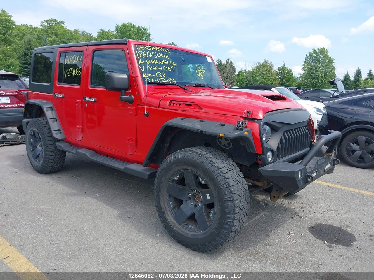 1C4BJWDG6EL274065 · 2014 JEEP WRANGLER UNLIMITED SPORT