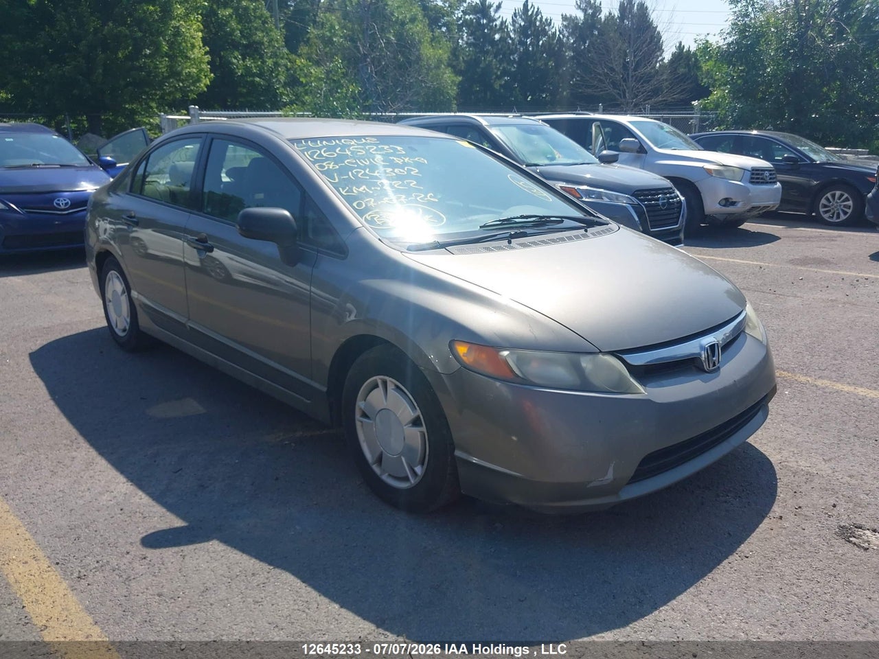 2HGFA16498H124302 · 2008 HONDA CIVIC DX-G