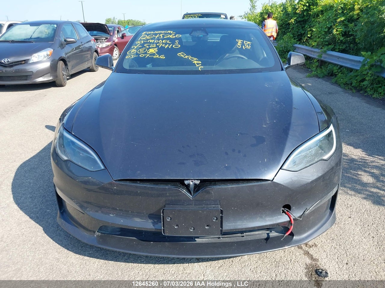 5YJSA1E55PF529410 · 2023 TESLA MODEL S AWD/STANDARD RANGE · 12/20