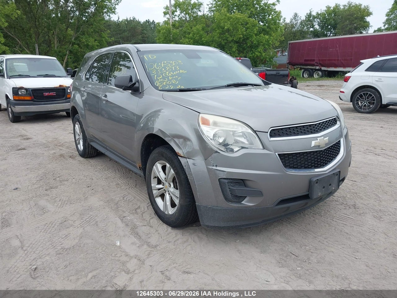 2GNALBEK2C6353893 · 2012 CHEVROLET EQUINOX LS