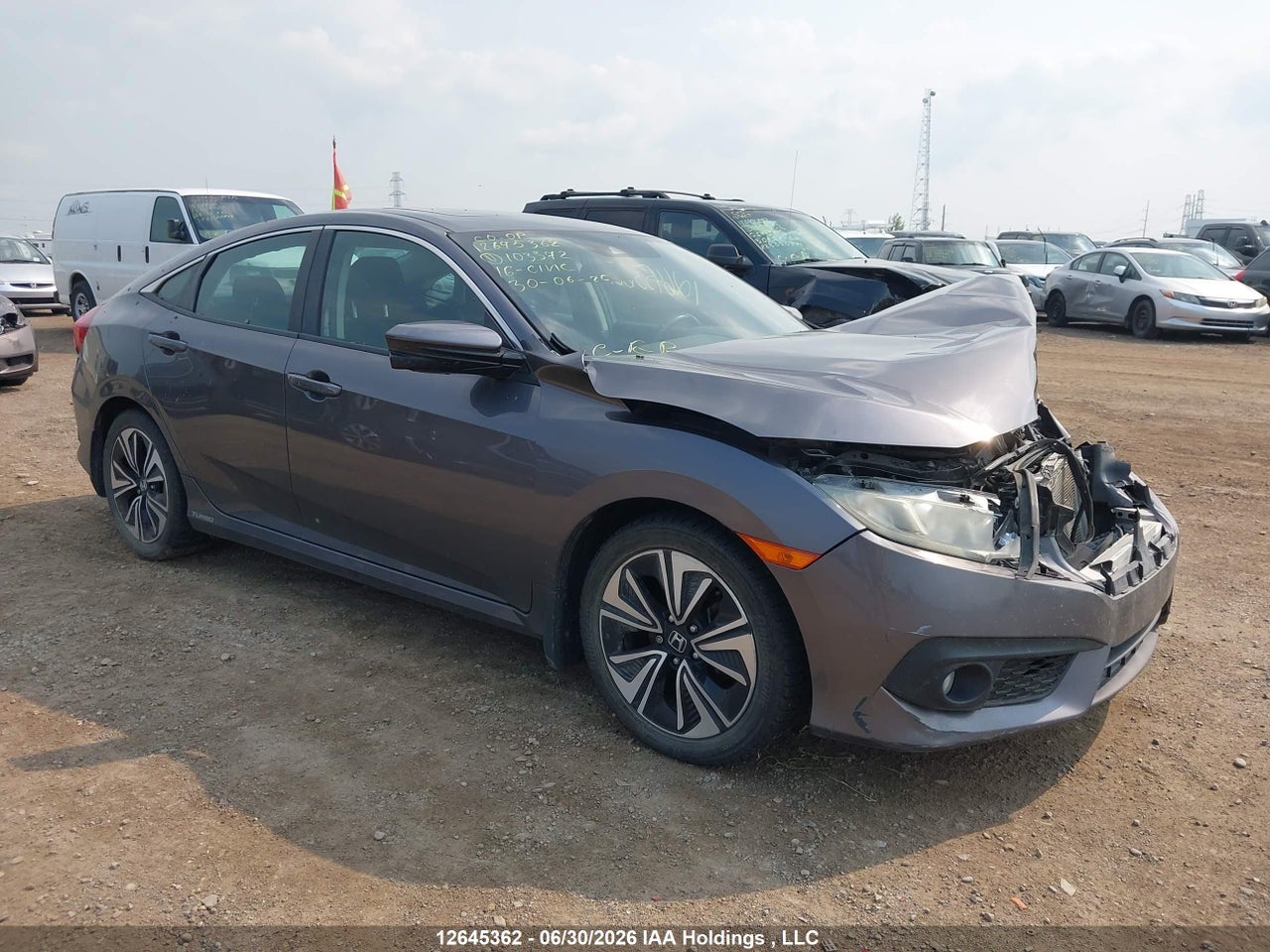 2HGFC1F41GH103372 · 2016 HONDA CIVIC EX-T
