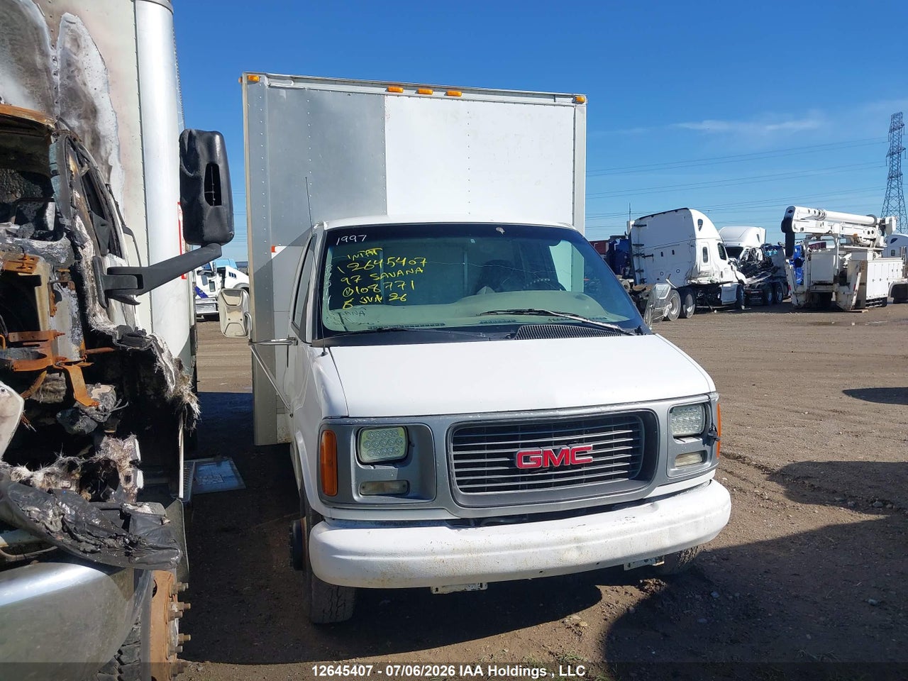1GDJG31F6V1108771 · 1997 GMC SAVANA CUTAWAY G3500