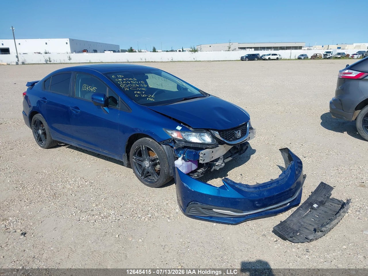 2HGFB2F57EH024383 · 2014 HONDA CIVIC EX