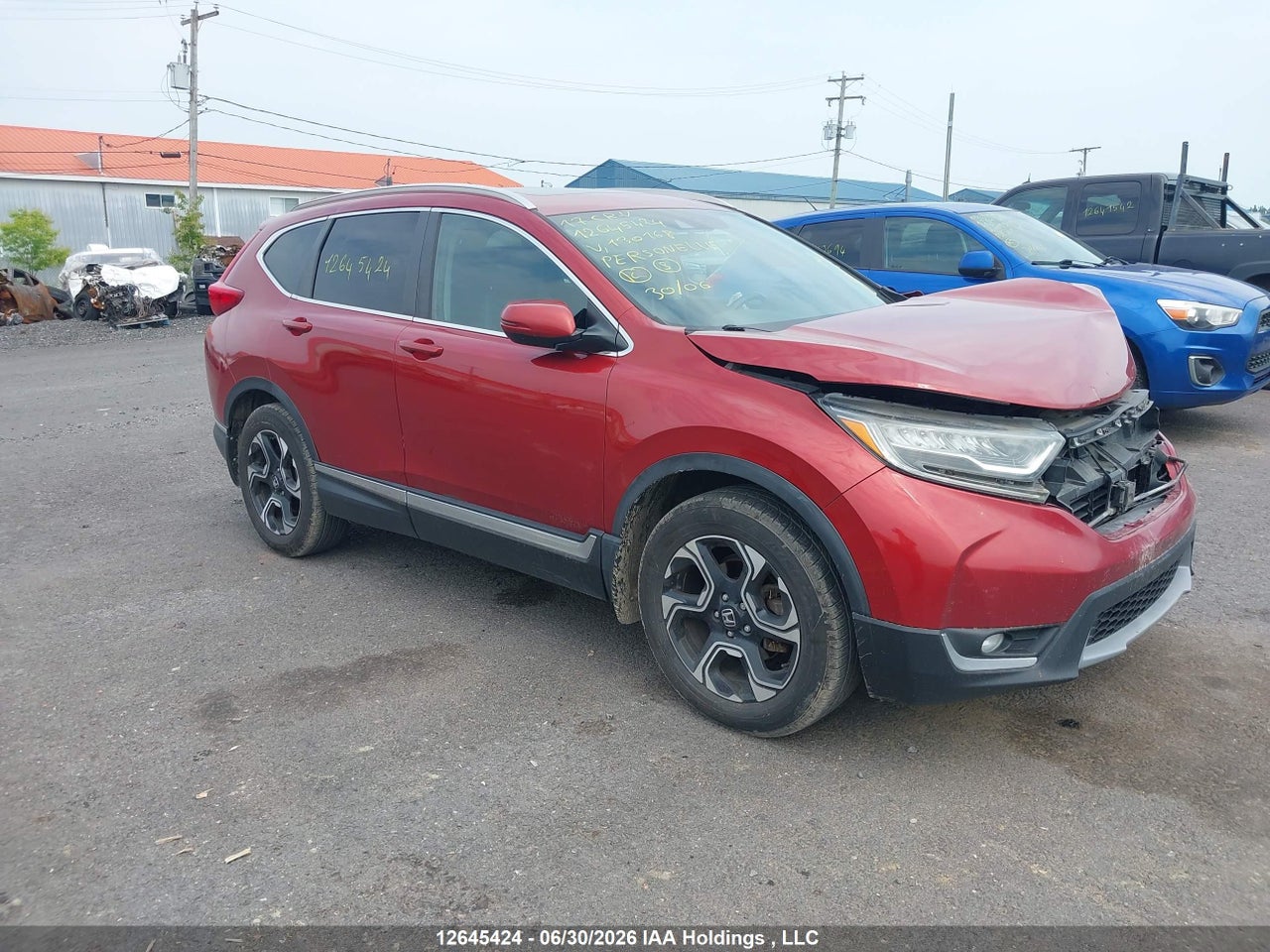 2HKRW2H92HH130168 · 2017 HONDA CR-V TOURING