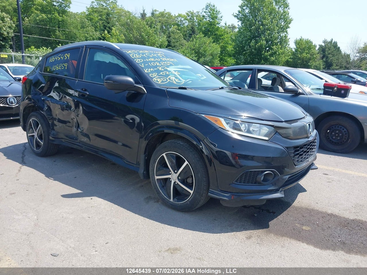 3CZRU6H29LM108259 · 2020 HONDA HR-V SPORT