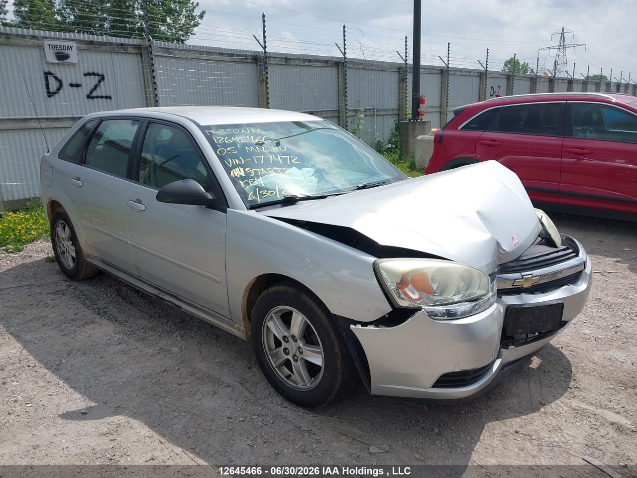 1G1ZT62805F177472 · 2005 CHEVROLET MALIBU MAXX LS