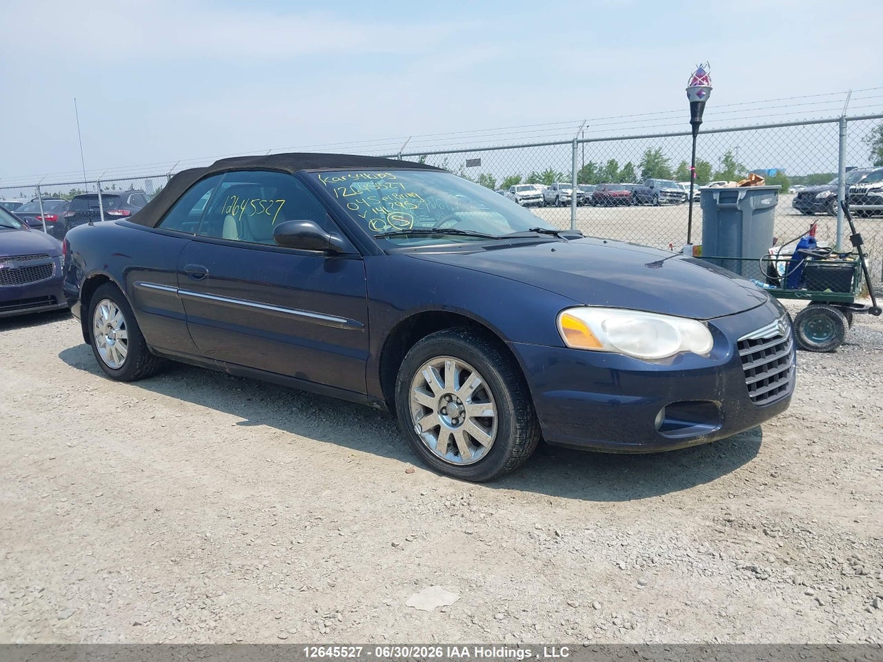 1C3EL65R74N141295 · 2004 CHRYSLER SEBRING LIMITED
