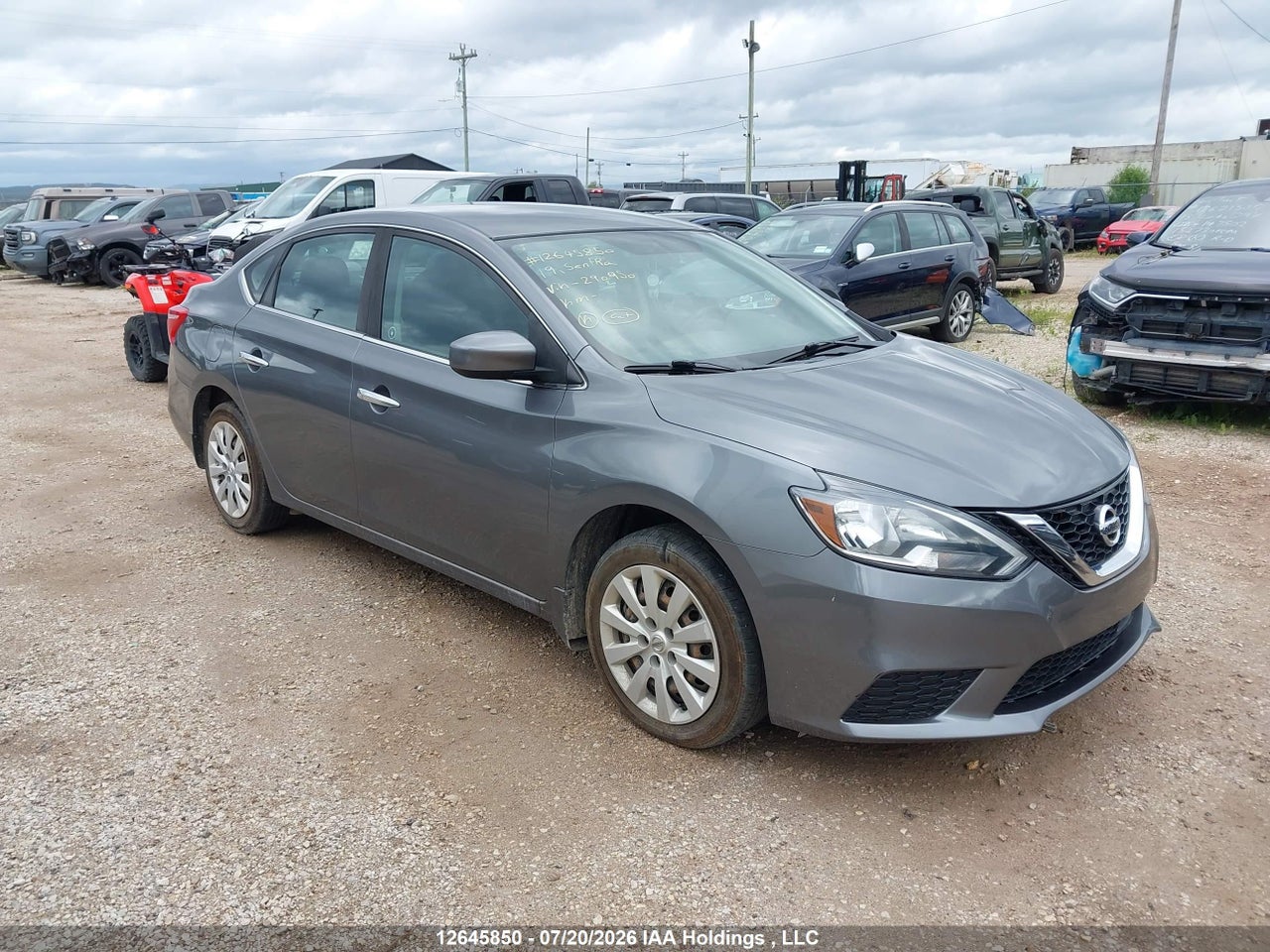 3N1AB7AP9KY290950 · 2019 NISSAN SENTRA S/SV/SR/SL