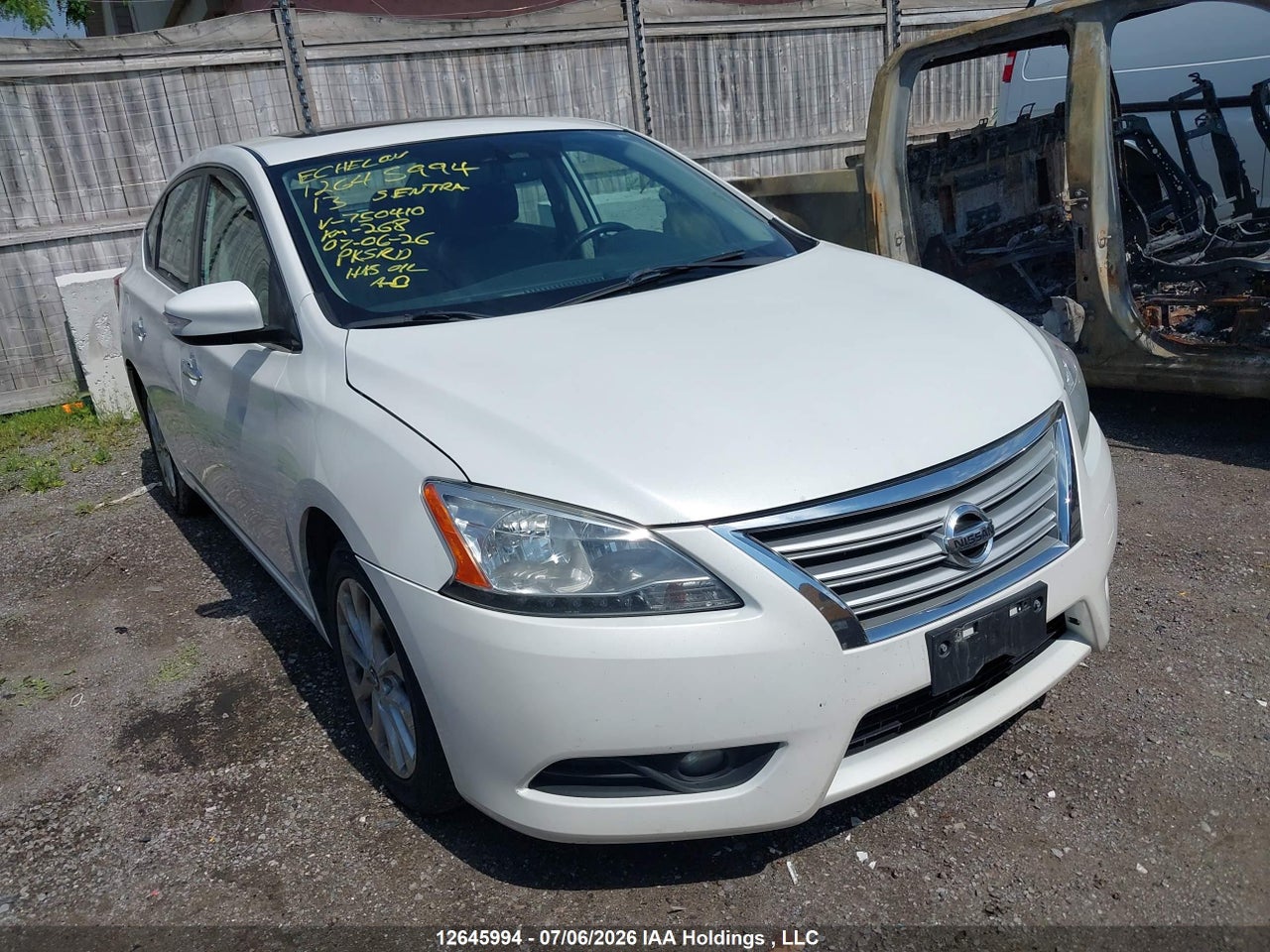 3N1AB7APXDL750410 · 2013 NISSAN SENTRA 1.8 S/1.8 SV