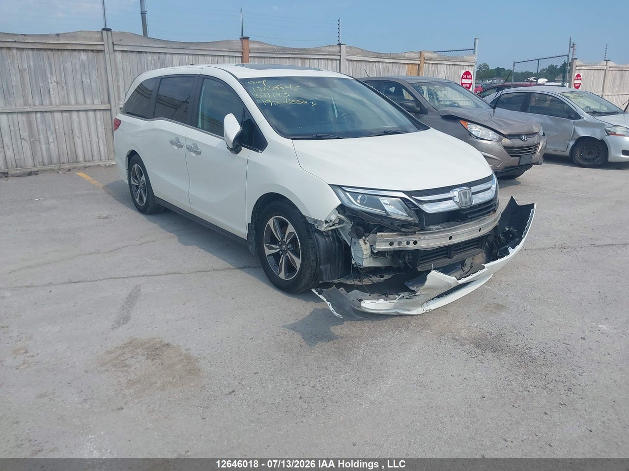 5FNRL6H44KB511143 · 2019 HONDA ODYSSEY EX