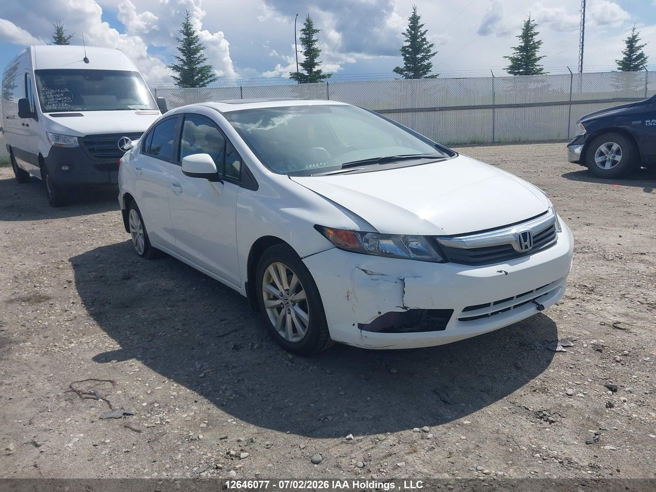 2HGFB2F9XCH111937 · 2012 HONDA CIVIC EXL