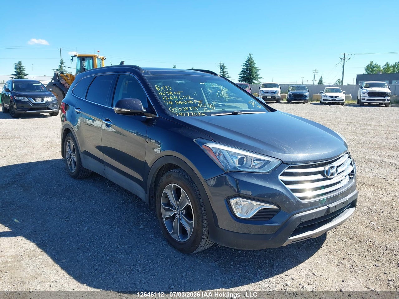 KM8SNDHF1EU038875 · 2014 HYUNDAI SANTA FE GLS