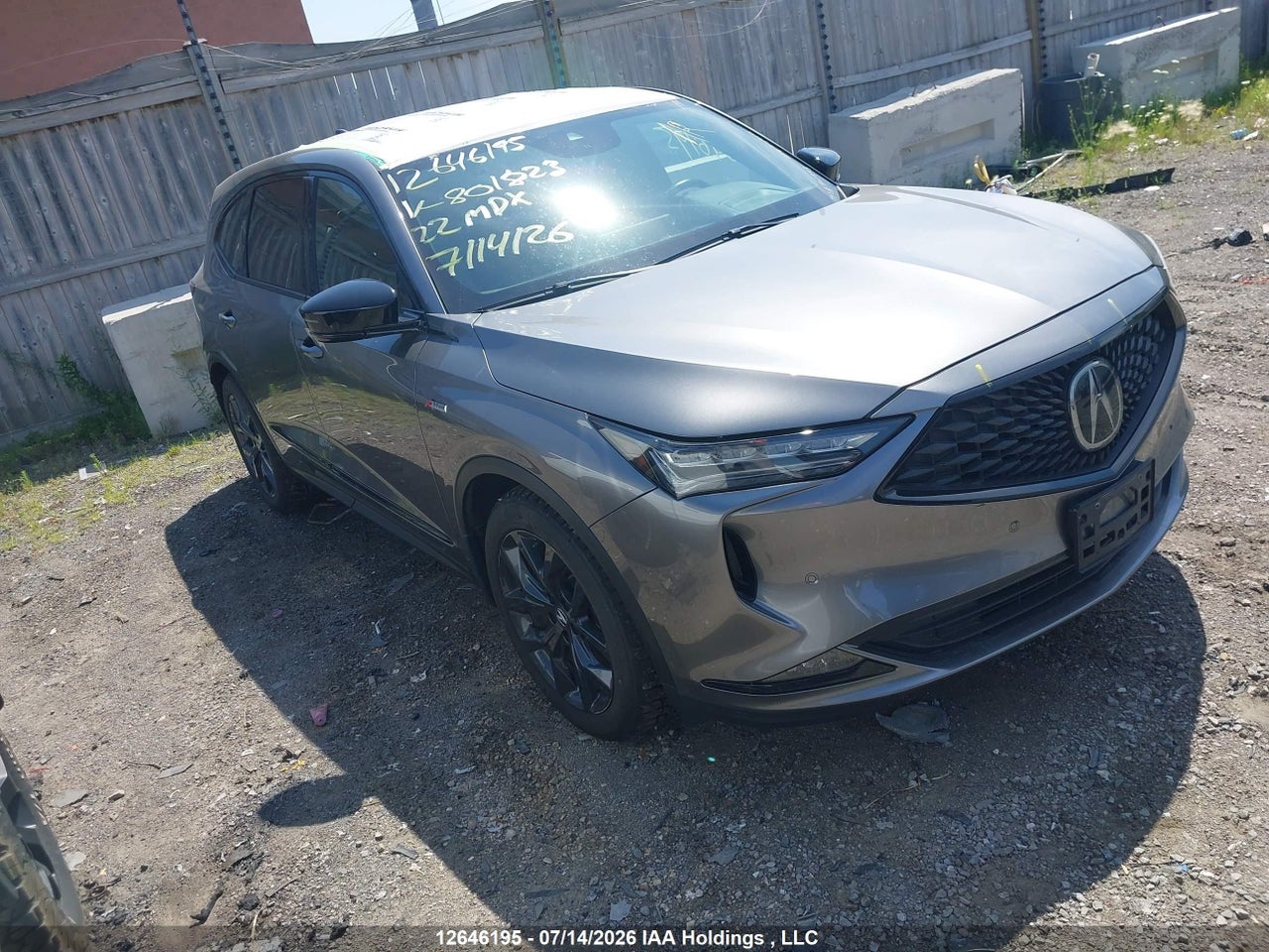 5J8YE1H07NL801823 · 2022 ACURA MDX A-SPEC