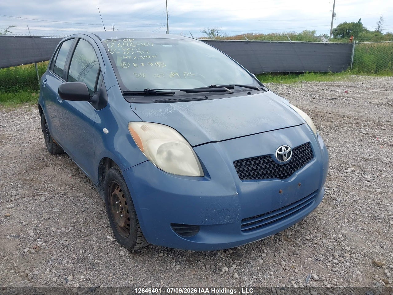 JTDKT923175122312 · 2007 TOYOTA YARIS LE/RS