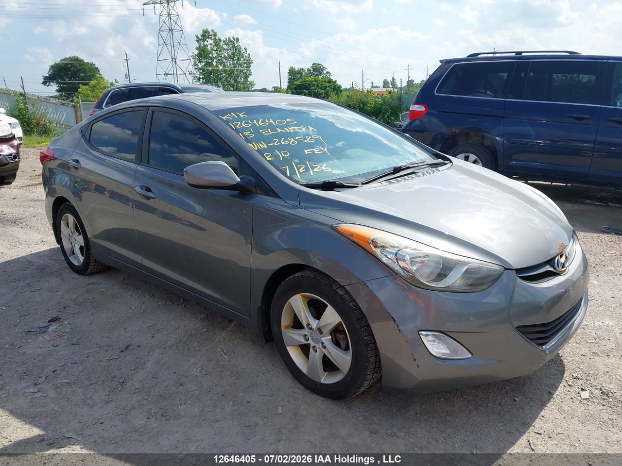5NPDH4AE1DH268589 · 2013 HYUNDAI ELANTRA GLS/LIMITED