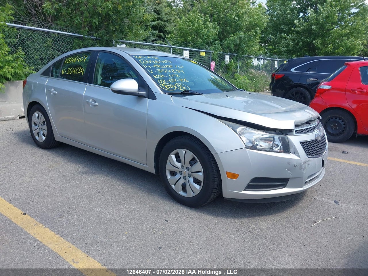 1G1PC5SB5E7354234 · 2014 CHEVROLET CRUZE 1LT