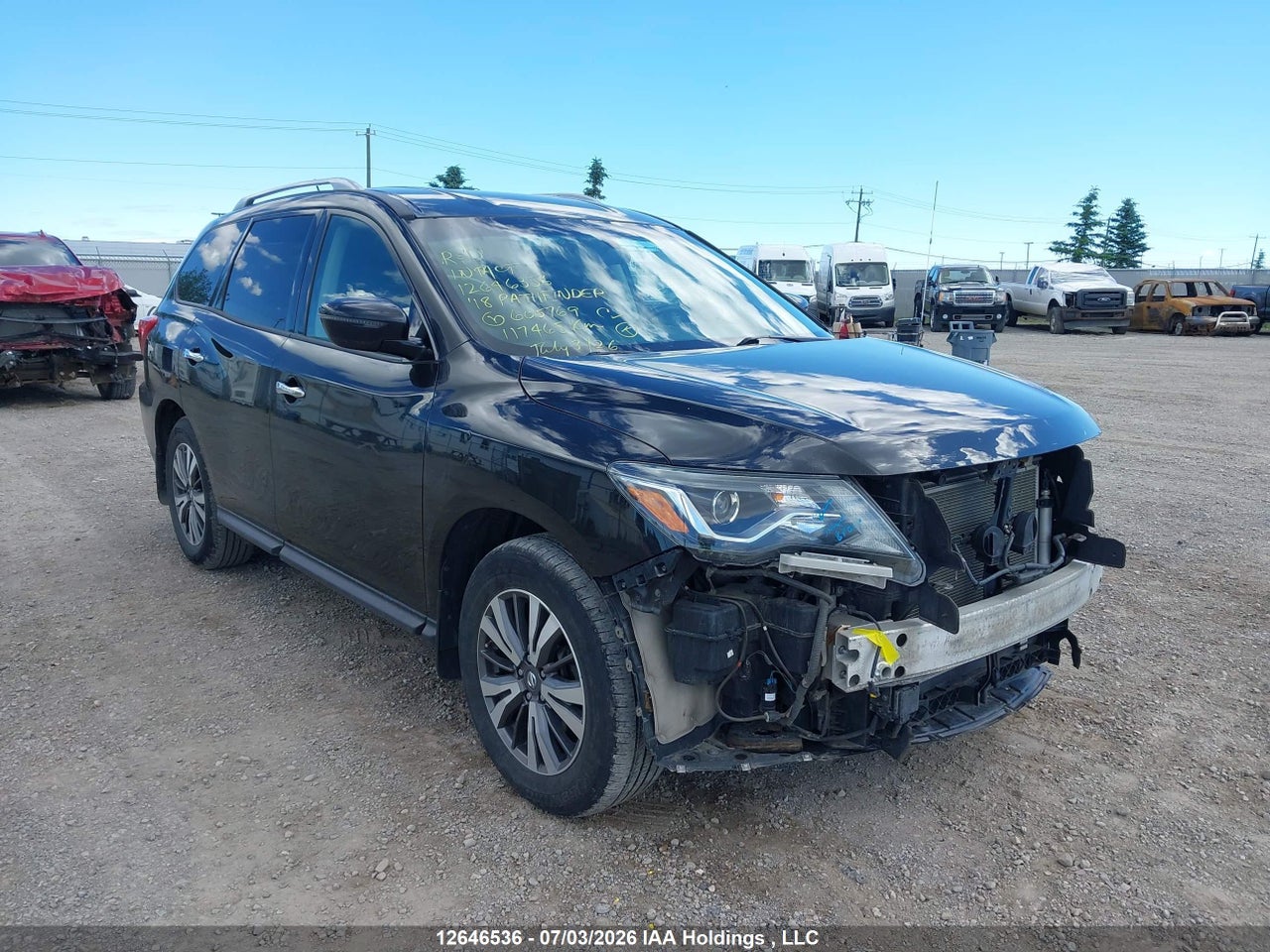 5N1DR2MM3JC605769 · 2018 NISSAN PATHFINDER S/SV/SL/PLATINUM