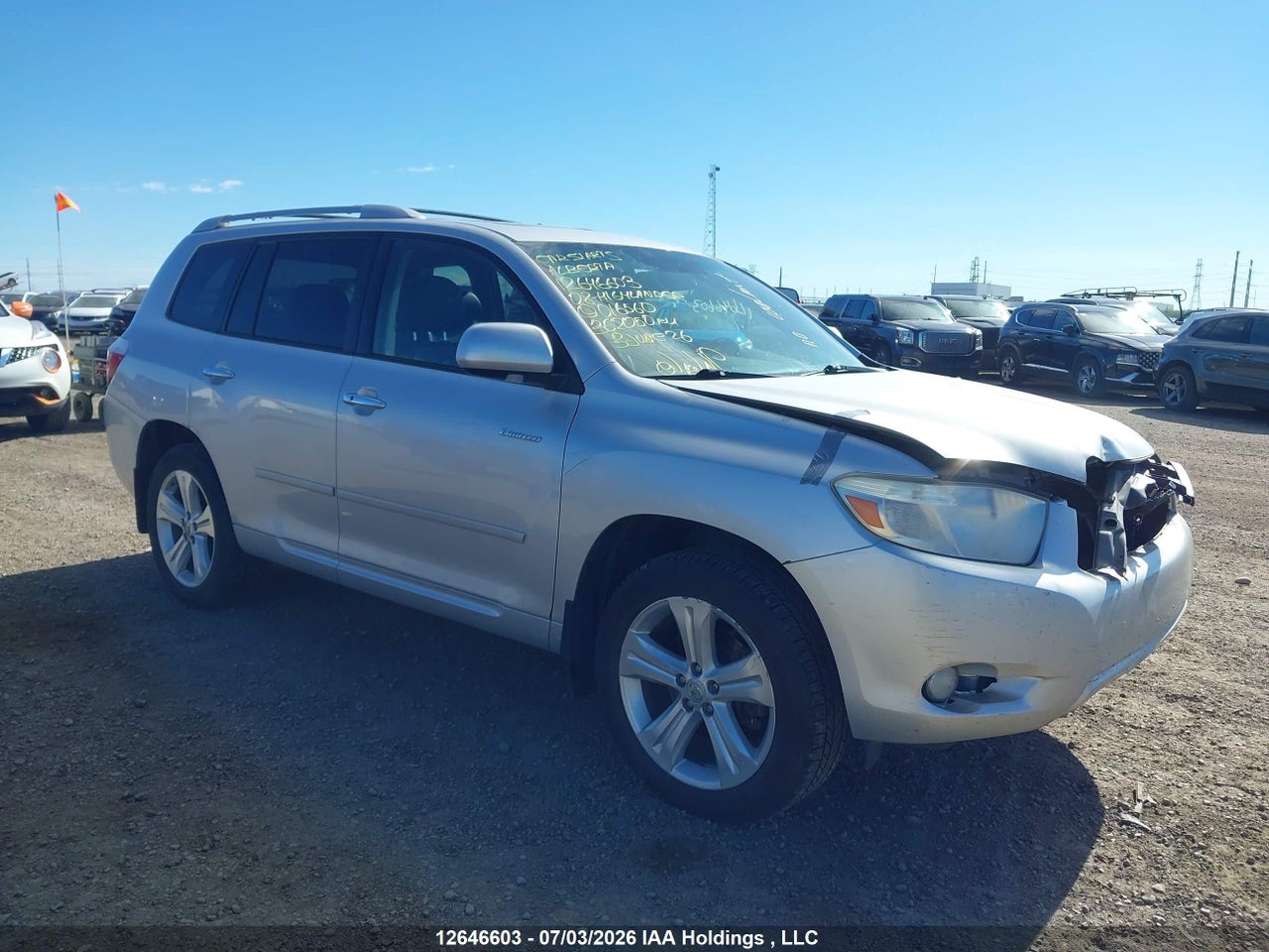 JTEES42A582016560 · 2008 TOYOTA HIGHLANDER LIMITED