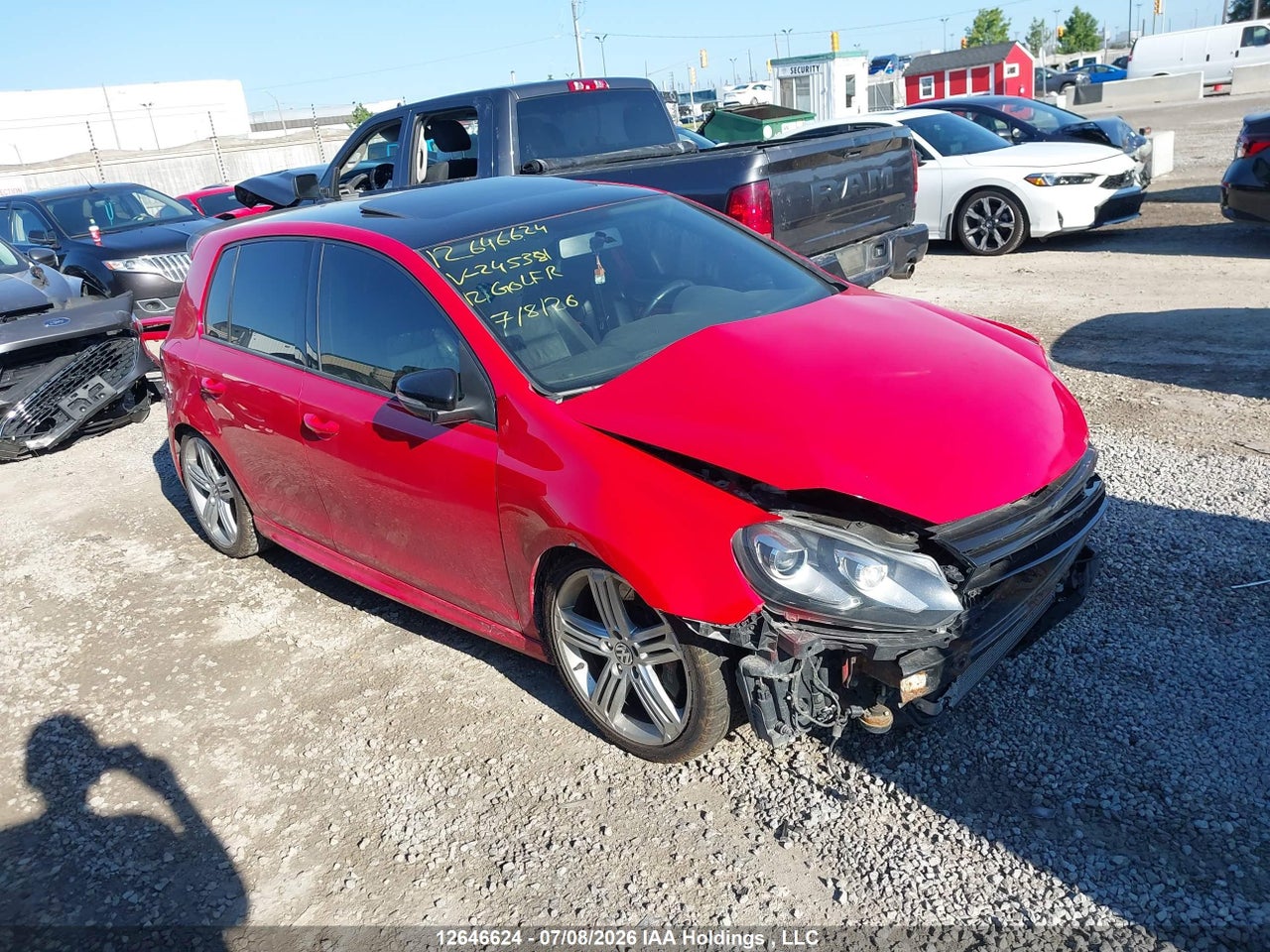 WVWPF7AJ2CW245381 · 2012 VOLKSWAGEN GOLF R