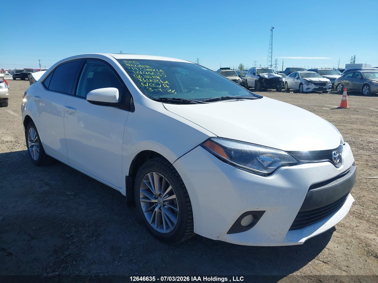 2T1BURHE6EC115118 · 2014 TOYOTA COROLLA L/LE/LE PLS/PRM/S/S PLS