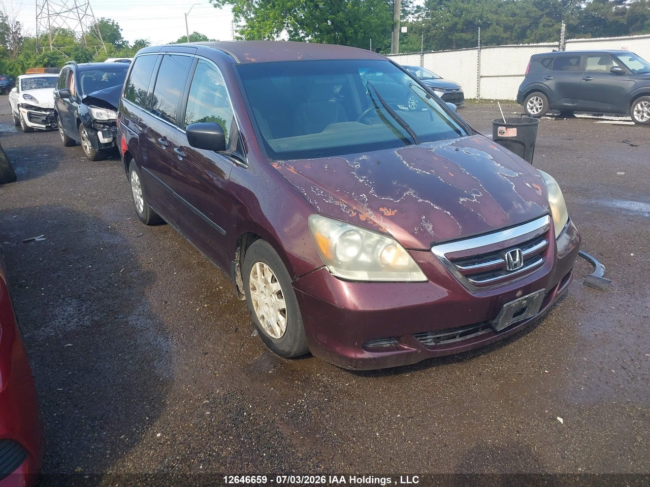 5FNRL38297B511966 · 2007 HONDA ODYSSEY LX