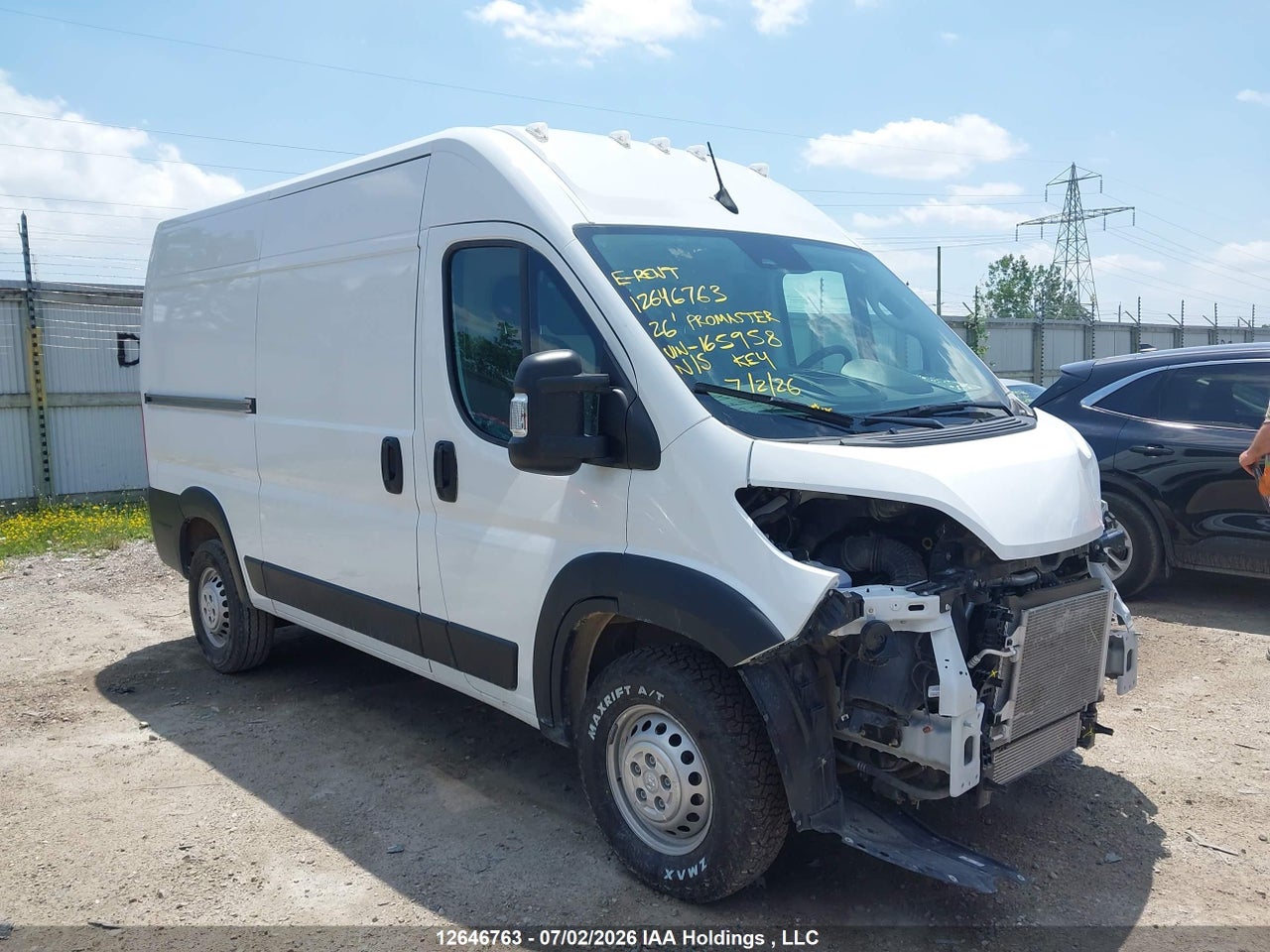 3C6LRVCG7TE165958 · 2026 RAM PROMASTER 2500 2500 HIGH