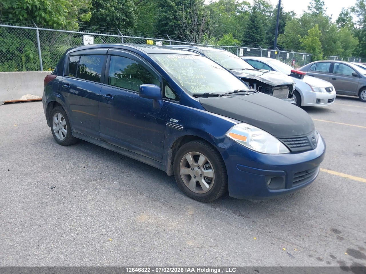 3N1BC13E07L392846 · 2007 NISSAN VERSA 1.8SL