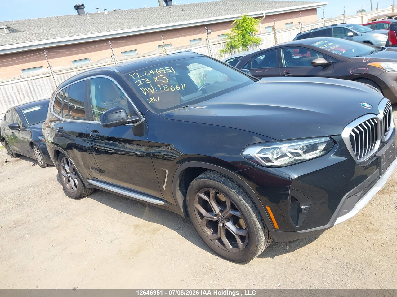 5UX53DP0XP9T36611 · 2023 BMW X3 XDRIVE30I