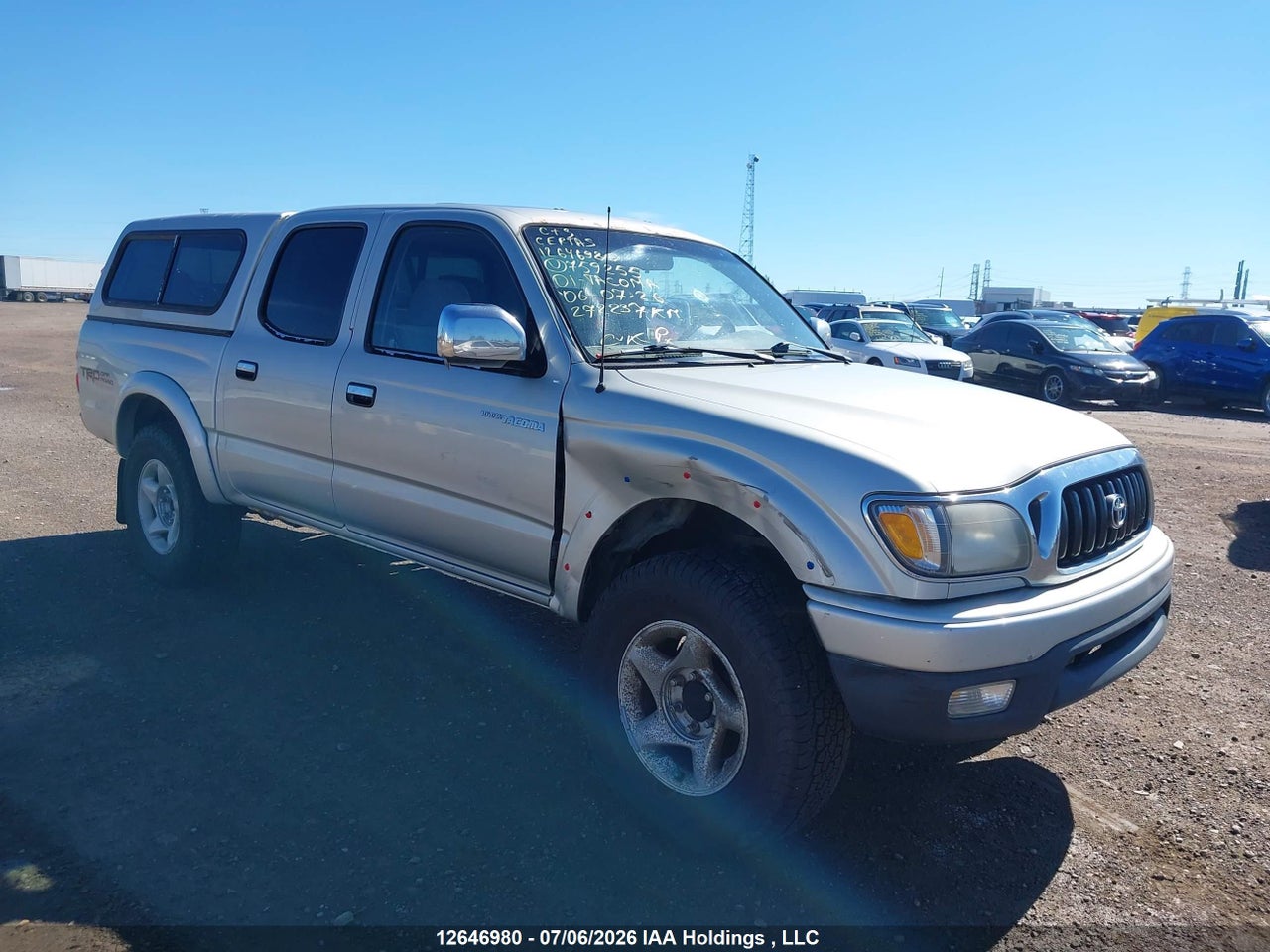 5TEHN72N21Z759255 · 2001 TOYOTA TACOMA DOUBLE CAB
